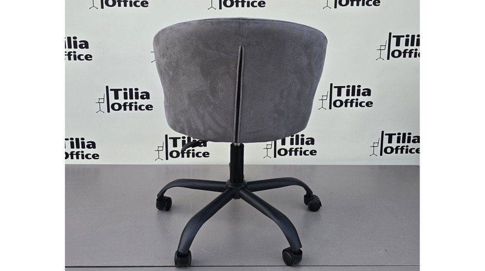 Coket Çalışma Koltuğu Siyah Yonca Ayak Koyu Gri